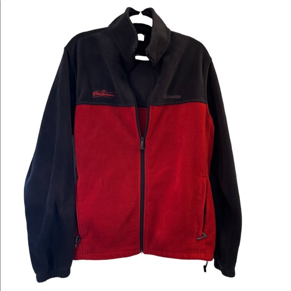 Men’s Columbia Fleece- Budweiser-Size M - Picture 1 of 7